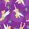Disney® Tinkerbell Toss Purple Quilting Cotton Fabric